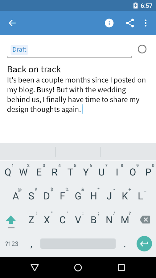 Simplenote - screenshot