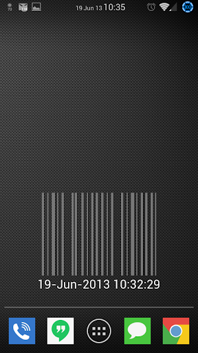 Barcode Clock