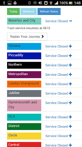 【免費旅遊App】London Tube Status-APP點子