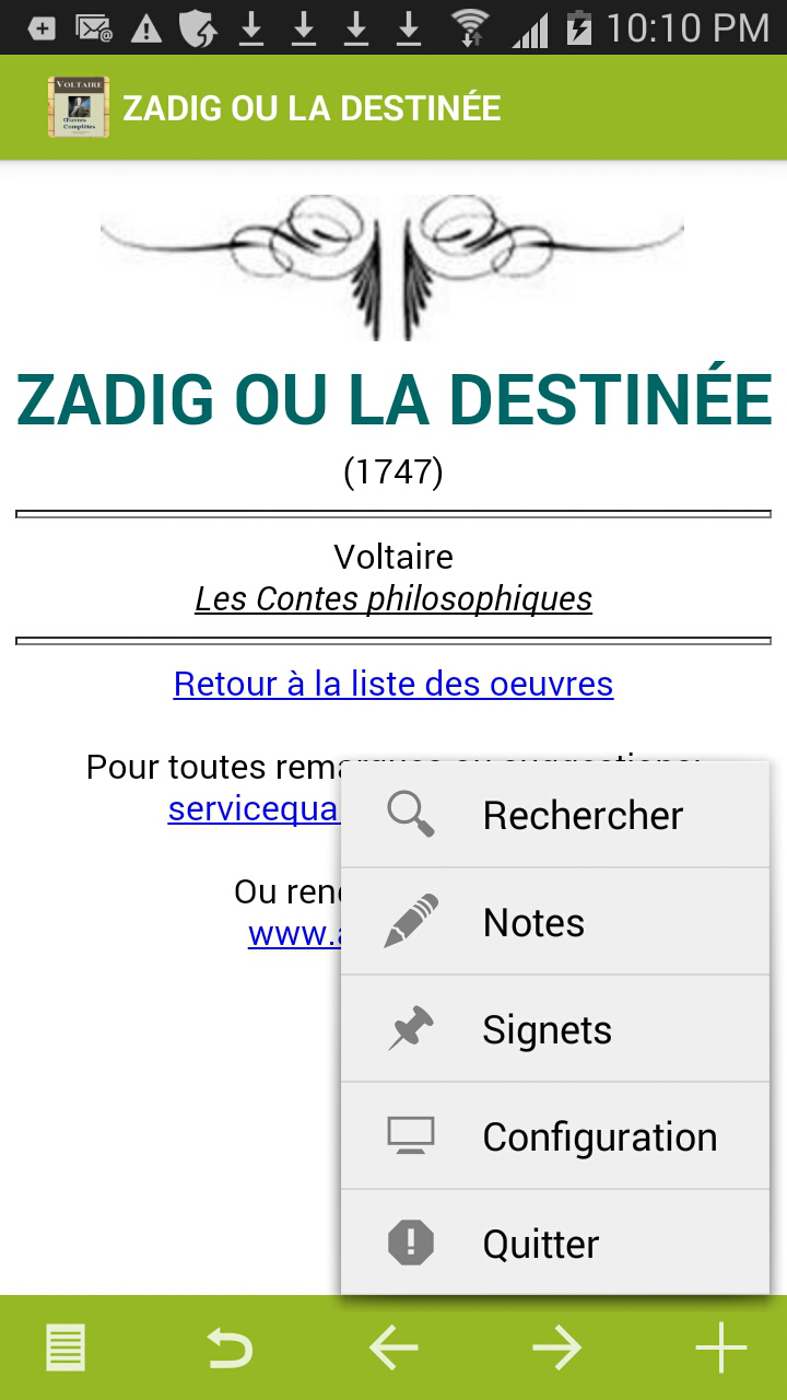 Voltaire : Oeuvres complètes Screen 2