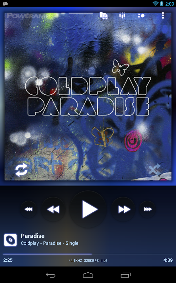 Poweramp Music Player (Trial) - screenshot