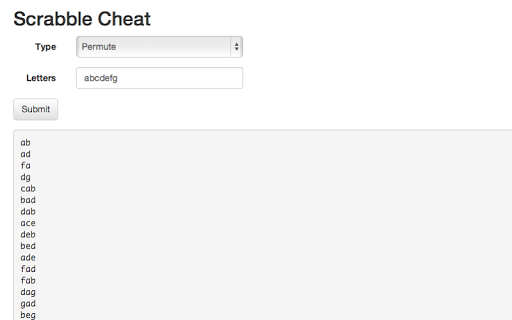 Scrabble Cheat