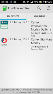 Fuel Tracker WA Screenshots 2
