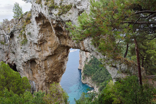 Arco Naturale on Capri, Italy.