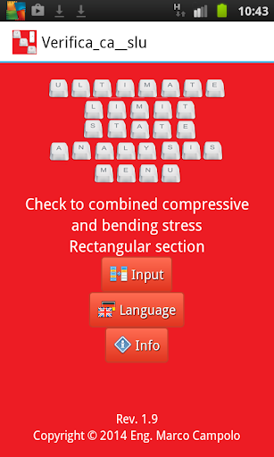 Compress bending stress ULS