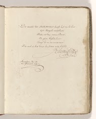 Gedicht op het zwaard waarmee Johan van Oldenbarnevelt in 1619 zou zijn onthoofd