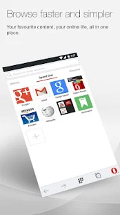 Opera browser for Android - screenshot thumbnail