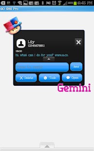 How to install GO SMS - Gemini Twins 1.1 unlimited apk for bluestacks