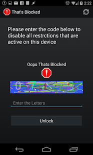 Blunder Stop Pro. Drunk Block Screen 2