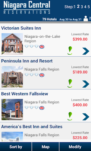 【免費旅遊App】Niagara Central Reservations-APP點子