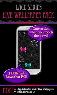 How to install Bows and Lace Wallpaper Pack 1.0 apk for android
