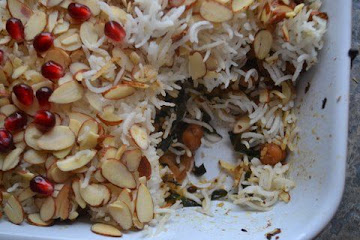 Kale Biryani with Garbanzo &amp;amp; Pomegranate (Crowd sourced)