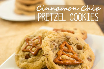 Cinnamon Chip Pretzel Cookies