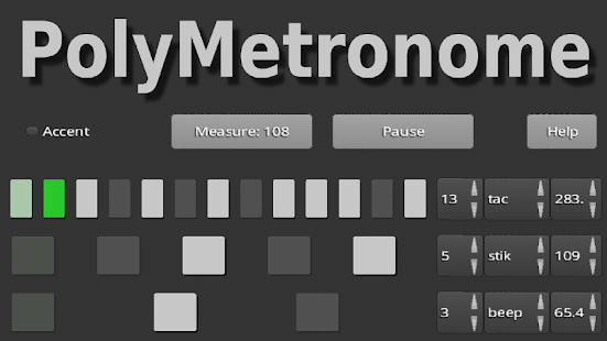 App Polyrhythm Grid Metronome apk for kindle fire 
