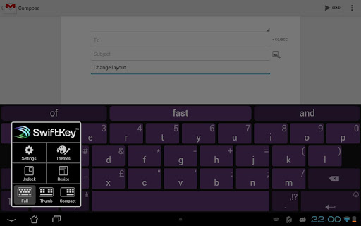 【免費生產應用App】SwiftKey Tablet (Legacy)-APP點子