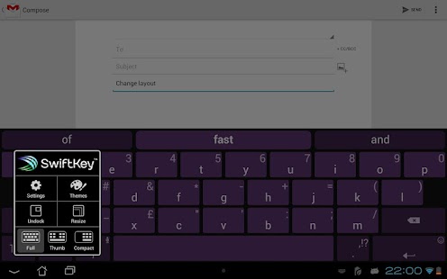 SwiftKey Tablet Legacy