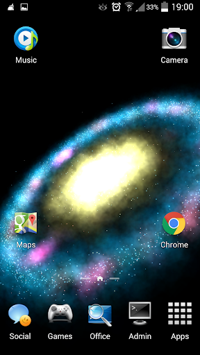 Ring Galaxy Live Wallpaper