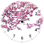 Sakura Analog Clock Apk