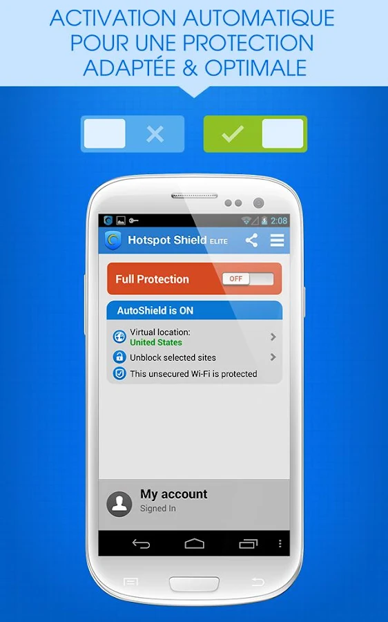 Hotspot Shield VPN Proxy, WiFi - screenshot