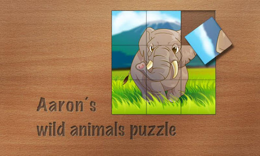 Aarons wild animals puzzle