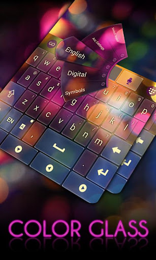 Color Glass GO Keyboard Theme