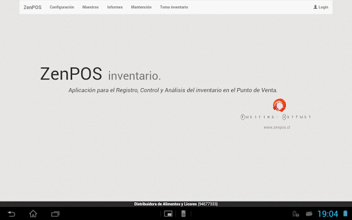 ZenPOS Inventario Tablet