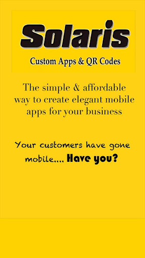 Solaris Mobile Apps QR Codes
