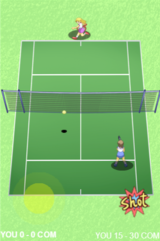 テニス Screen 2