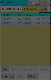 Free Download Stock Portfolios -Trial APK for Android