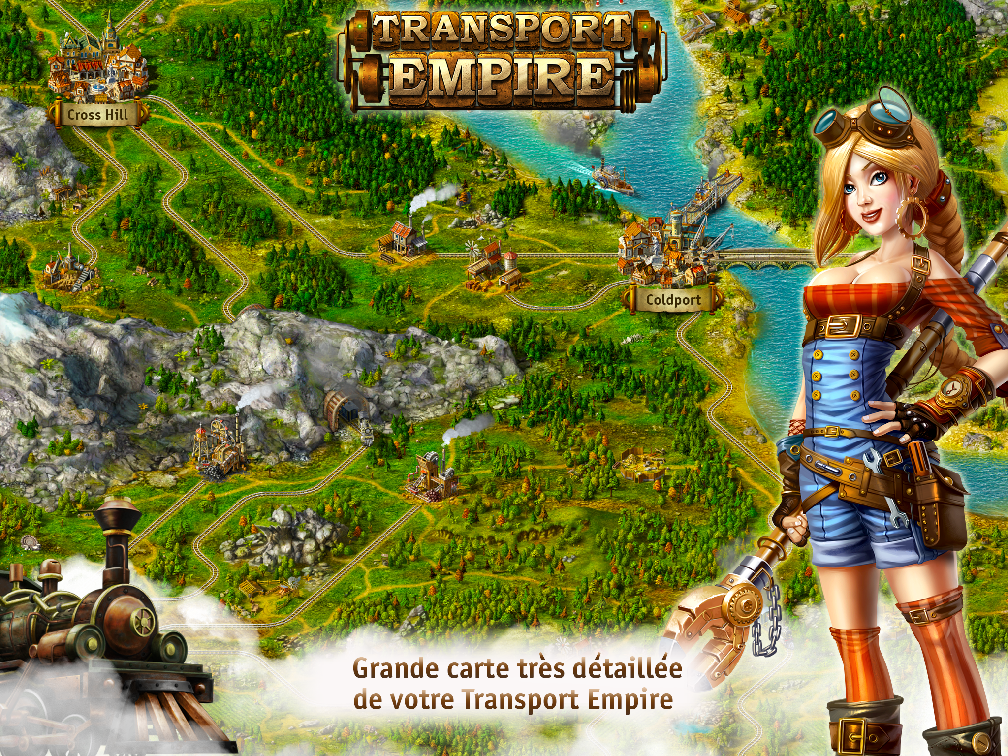 Android application Transport Empire: Steam Tycoon screenshort