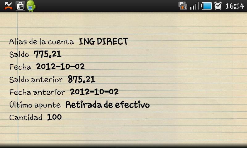 My accounts pro Screen 2