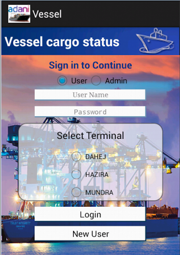 Vessel Cargo Tracking - Adani