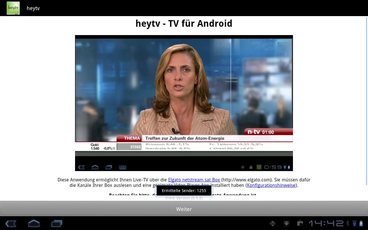 Android application heytv unlock screenshort