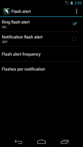 flash alert