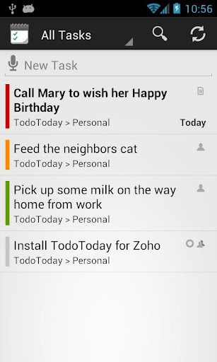 TodoToday Pro for Zoho