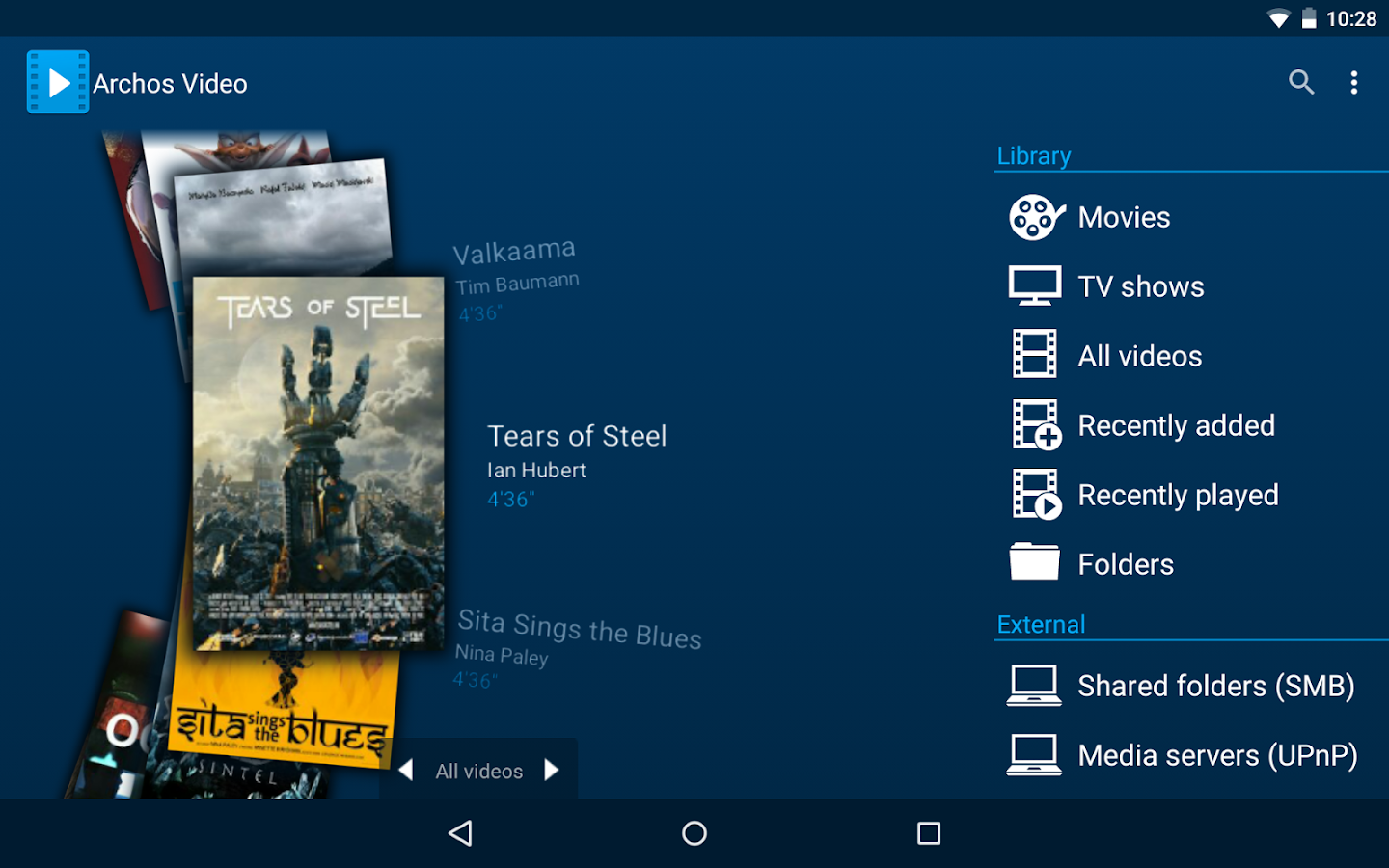 Archos Video Player Free - screenshot