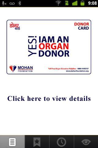 E - Donor Card App