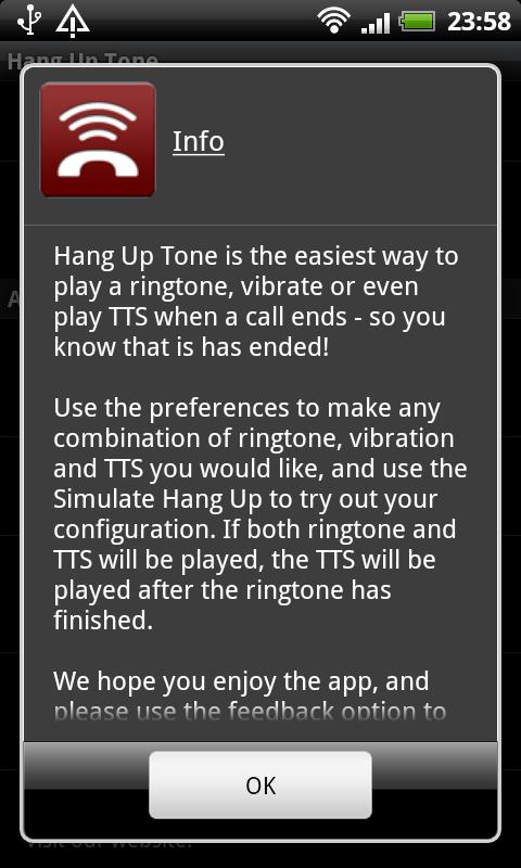 Hang Up Tone Screen 3