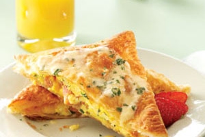 Benedict Eggs in Pastry
