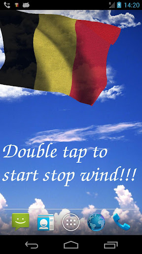 【免費個人化App】3D Belgium Flag  LWP +-APP點子