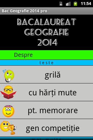 BAC Geografie 2014 pro