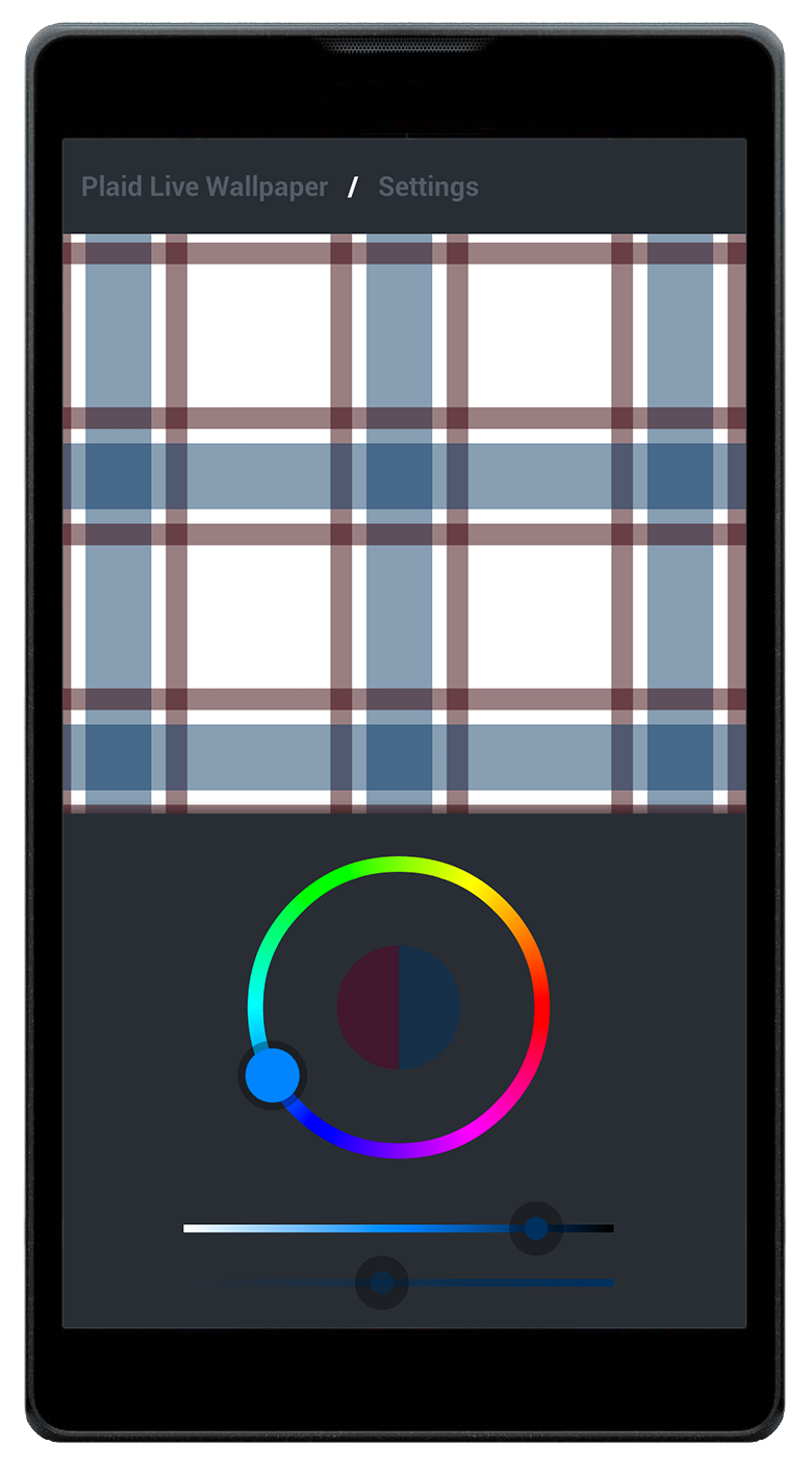 Plaid Live Wallpaper Screen 3