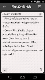 Offline Presentation on the go - First Draft  poster 3