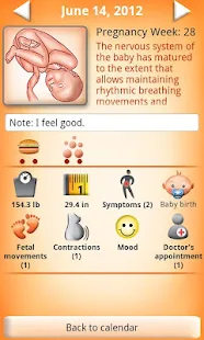 WomanLog Pregnancy Pro - screenshot thumbnail