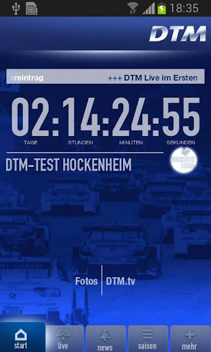 DTM – die offizielle App