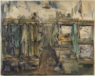 Straatje in een barak