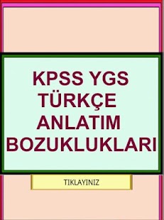 How to get KPSS YGS ANLATIM BOZUKLUKLARI lastet apk for android