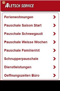 Aletsch Service Screenshots 1