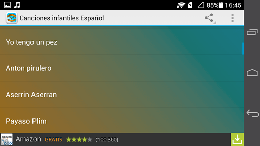 【免費音樂App】Canciones infantiles Español-APP點子