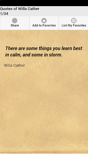 Quotes of Willa Cather